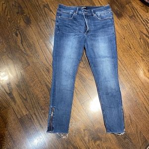 EXPRESS Blue Jean - High Rise Ankle Legging - 12R